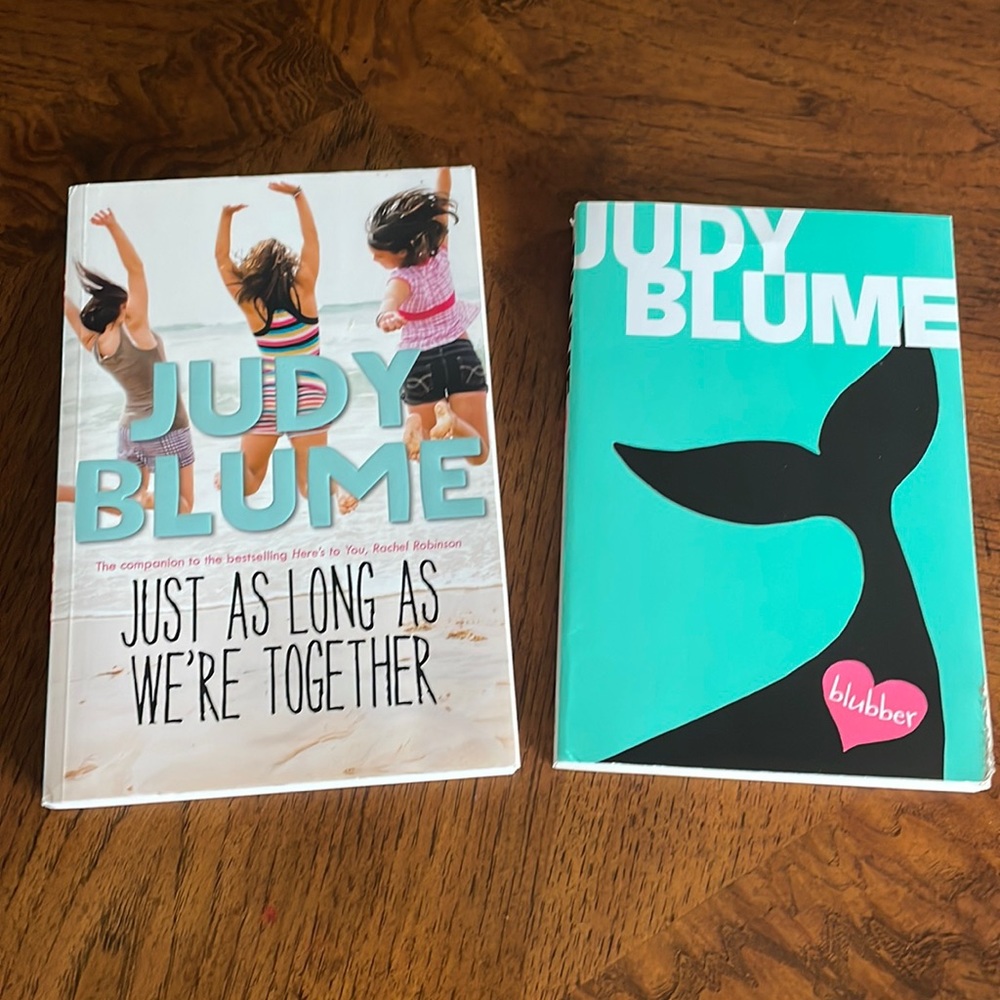 Judy Blume Book Set - Books Unread! Blubber and Just as Long as We’re Together!